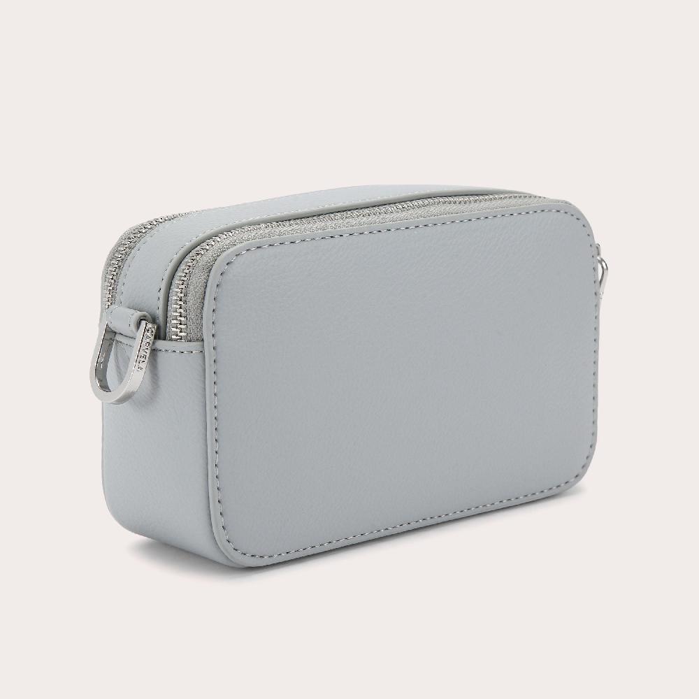Carvela MINI ROMA CIRCLE Pale Blue Mini Circle Camera Bag By CARVELA