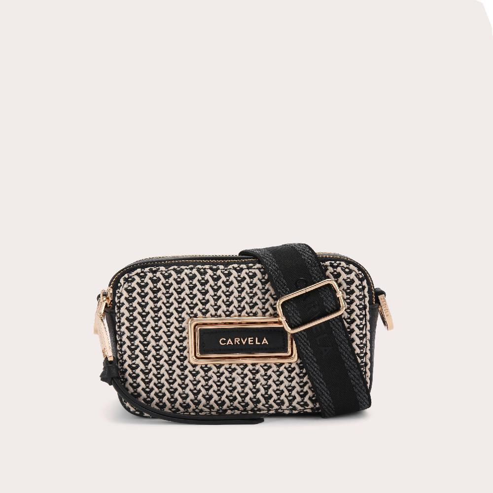 carvela MINI ROMA RECTANGLE Chevron Woven Cross Body Bag by CARVELA