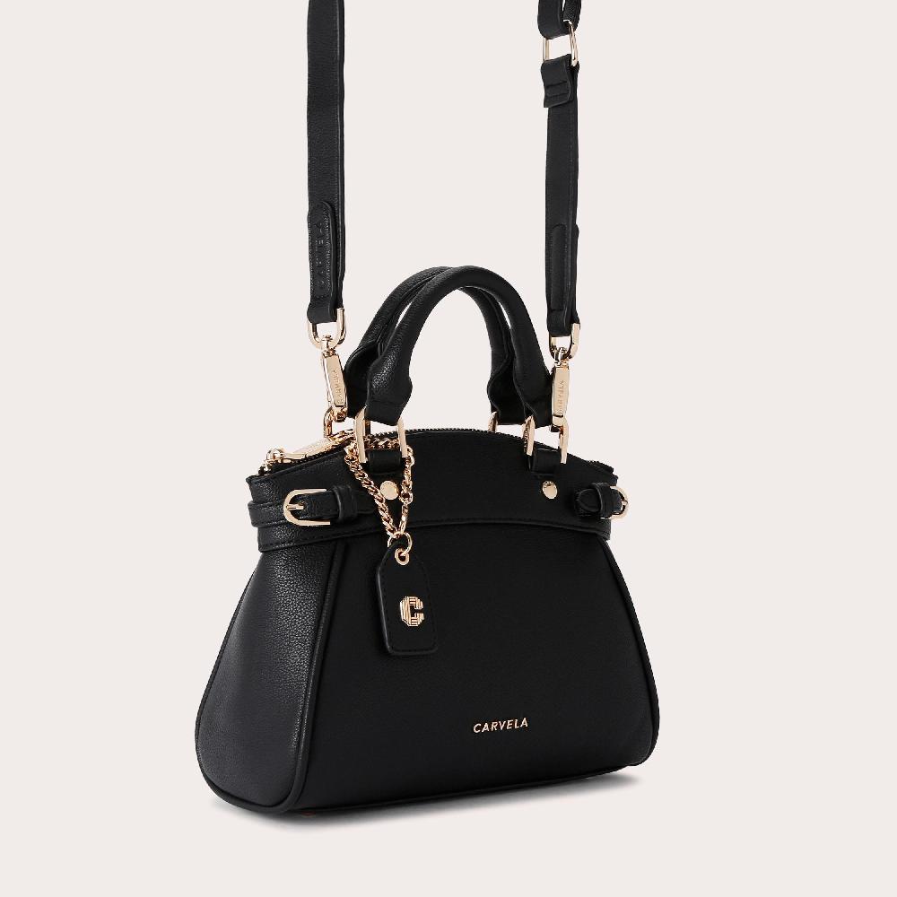 Carvela MINI VALENTINA TOTE Black Mini Tote Bag By CARVELA