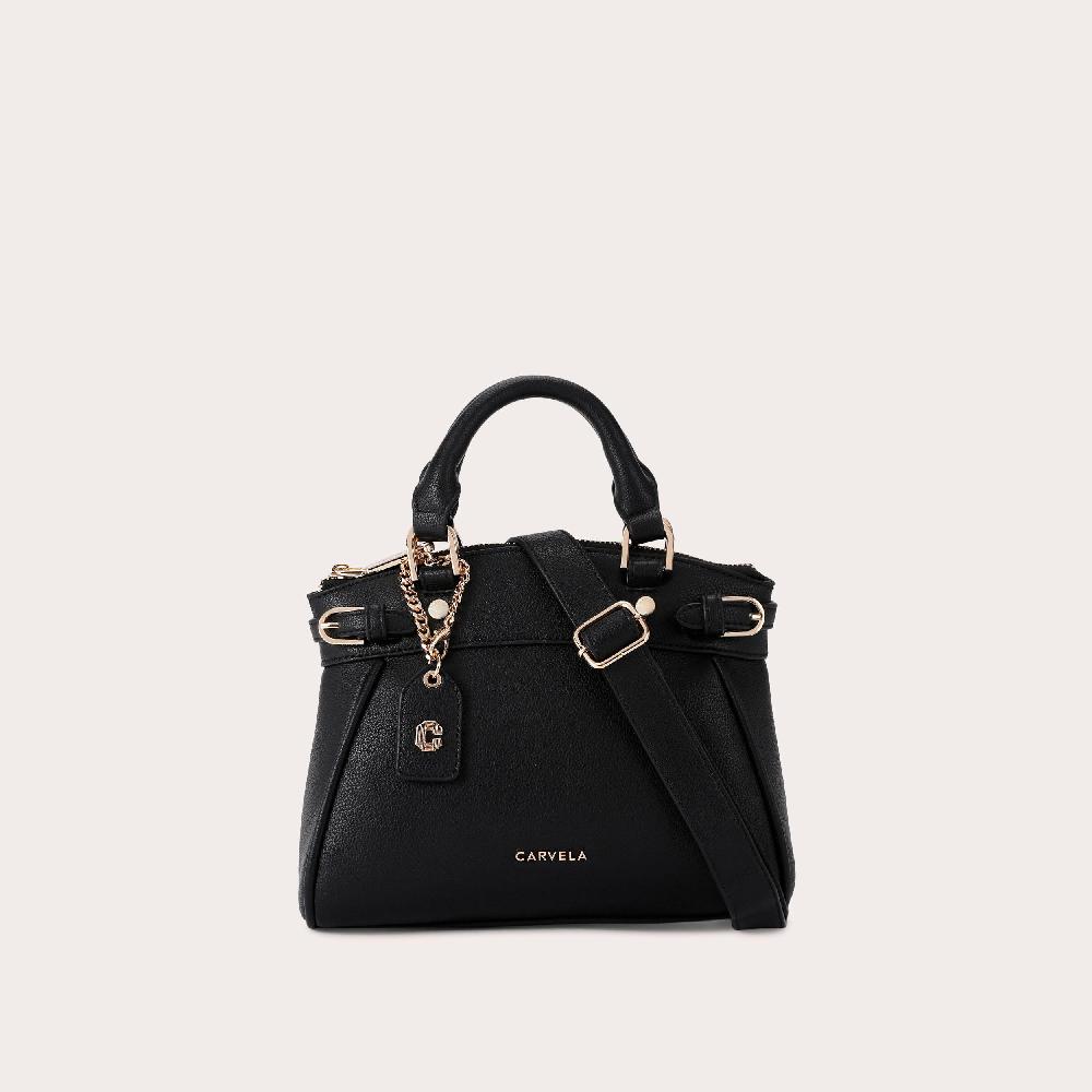 carvela MINI VALENTINA TOTE Black Mini Tote Bag by CARVELA