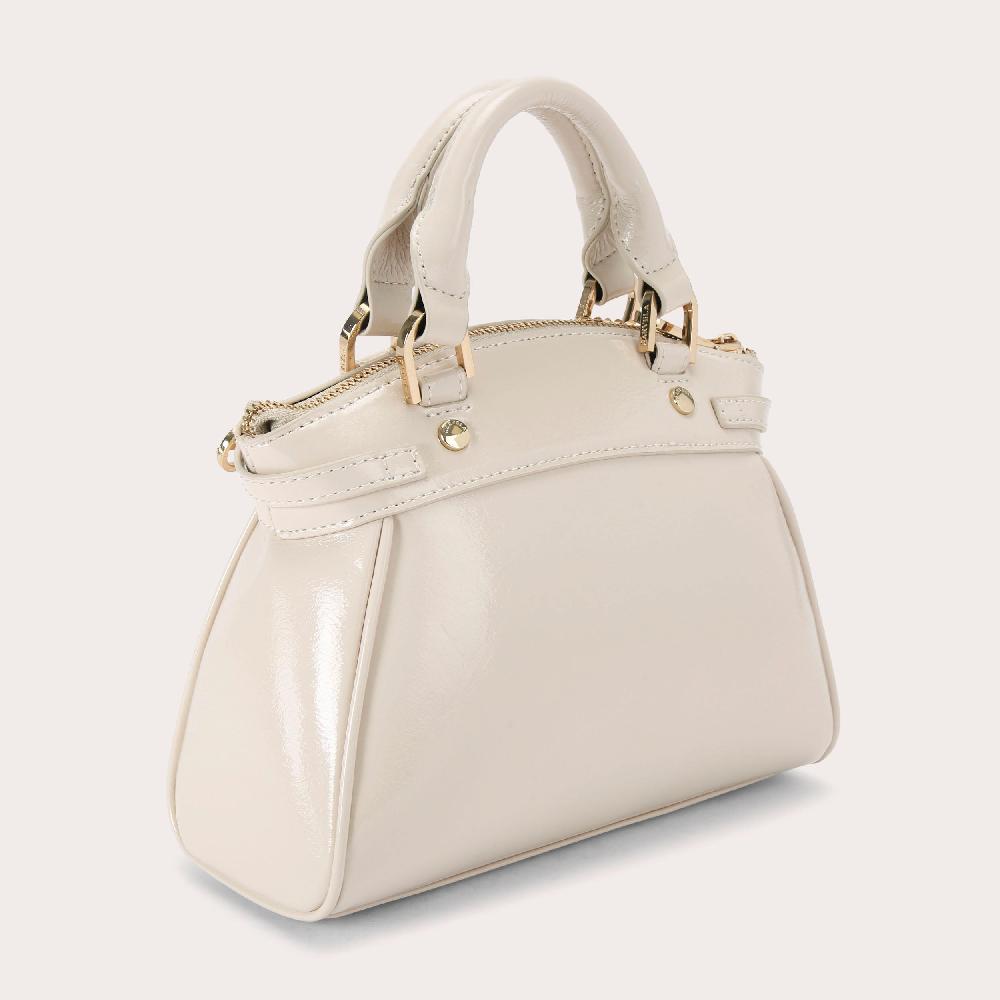 Carvela MINI VALENTINA TOTE Bone Synthetic Tote Bag By CARVELA