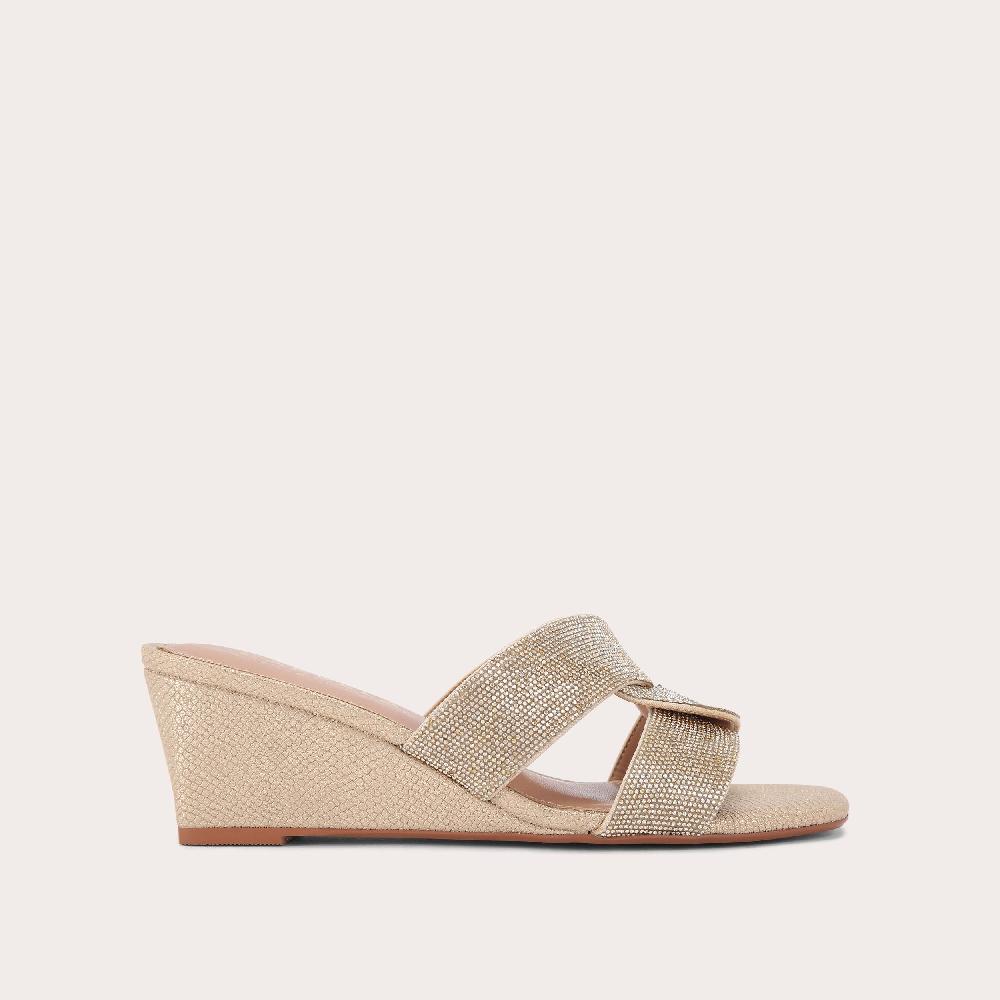 carvela ORNELLA MULE WEDGE Silver Wedge Heel by CARVELA