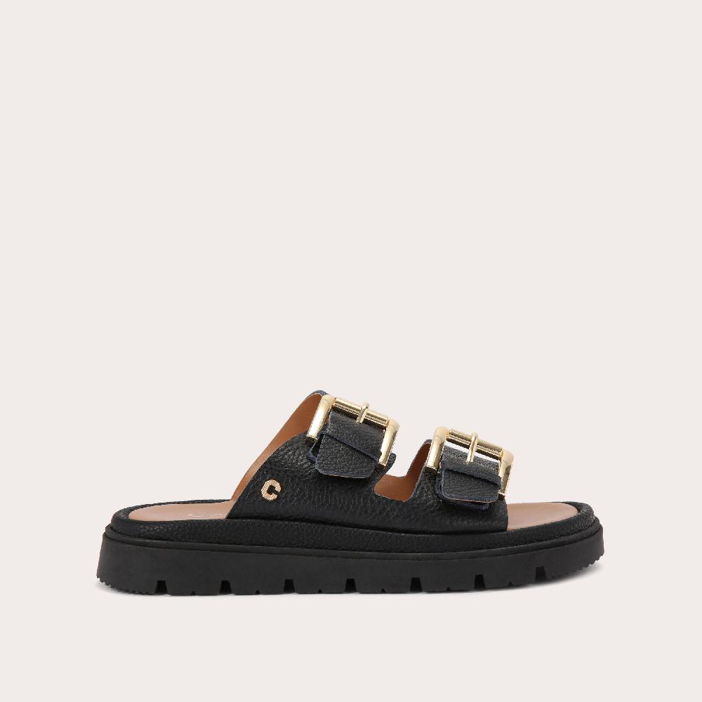 carvela PAVILION Black Leather Sandal by CARVELA COMFORT