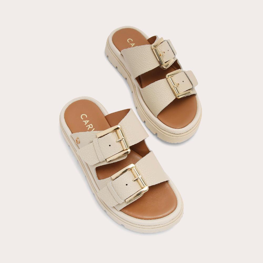 Carvela PAVILION Bone Slip On Sandal By CARVELA COMFORT