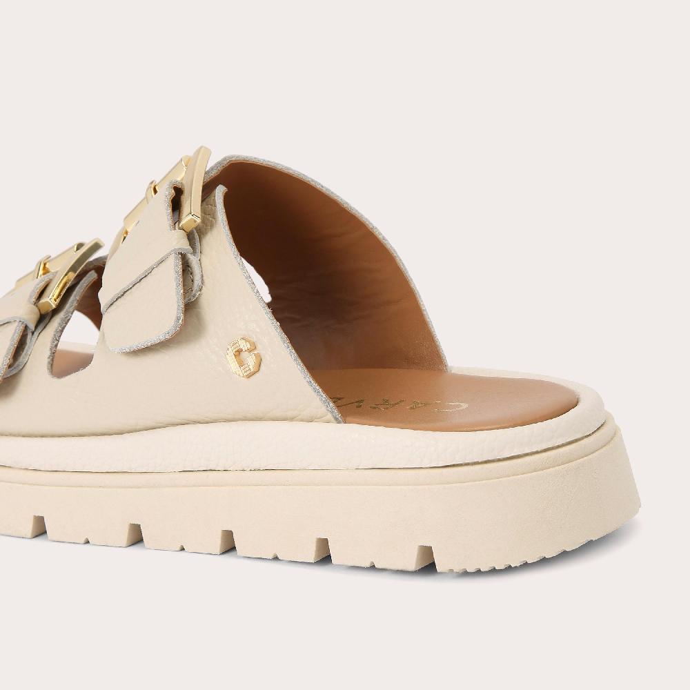 Carvela PAVILION Bone Slip On Sandal By CARVELA COMFORT