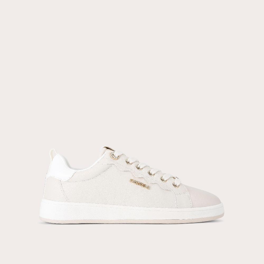 carvela PEONIA SNEAKER Taupe Lace Up Sneaker by CARVELA