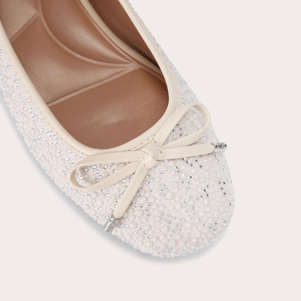 Carvela PERLA BALLERINA Pearl Crystal Ballet Flat By CARVELA