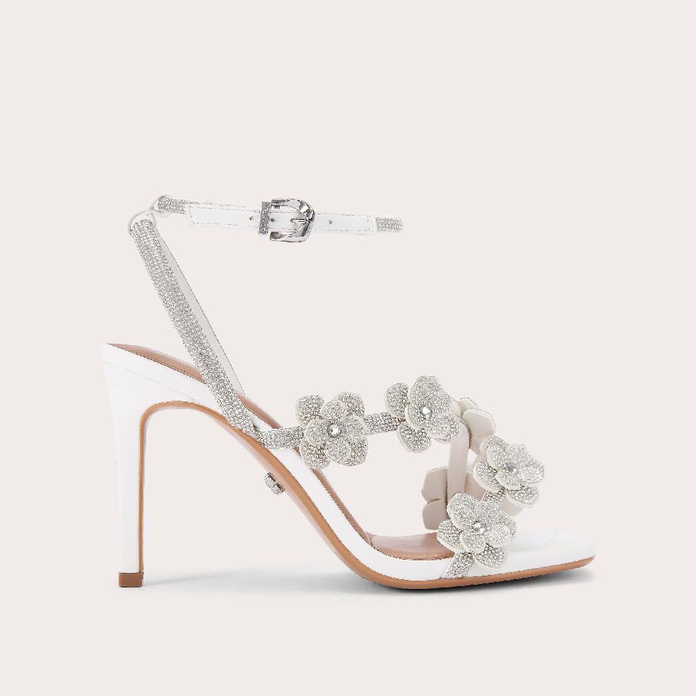 carvela PETALO SANDAL Silver Crystal Sandal by CARVELA