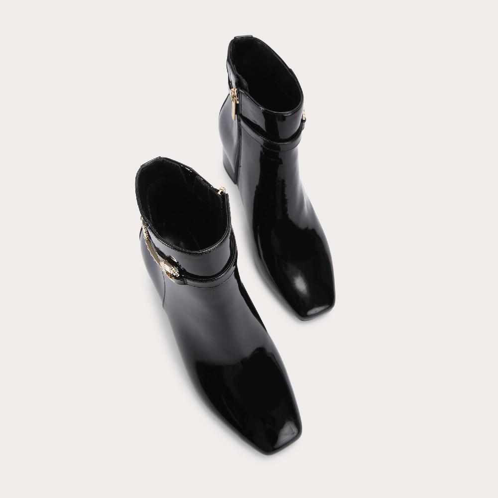 Carvela POISE ANKLE Black Patent Ankle Boot By CARVELA