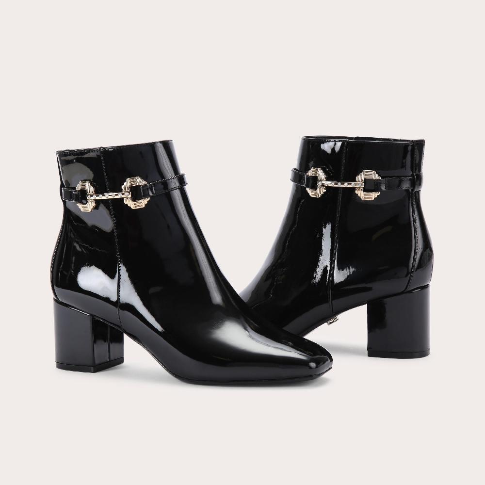 Carvela POISE ANKLE Black Patent Ankle Boot By CARVELA