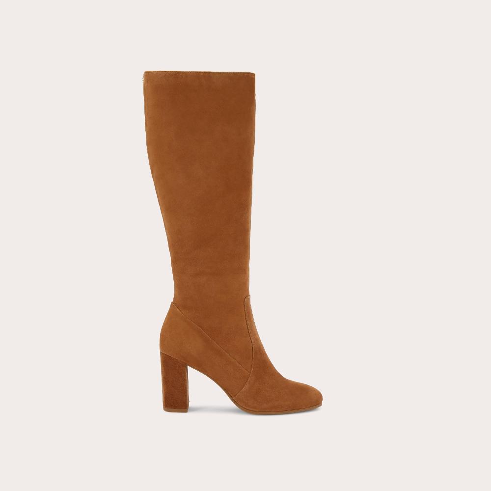 carvela POSE KNEE HIGH Tan Suede Knee High Boot by CARVELA