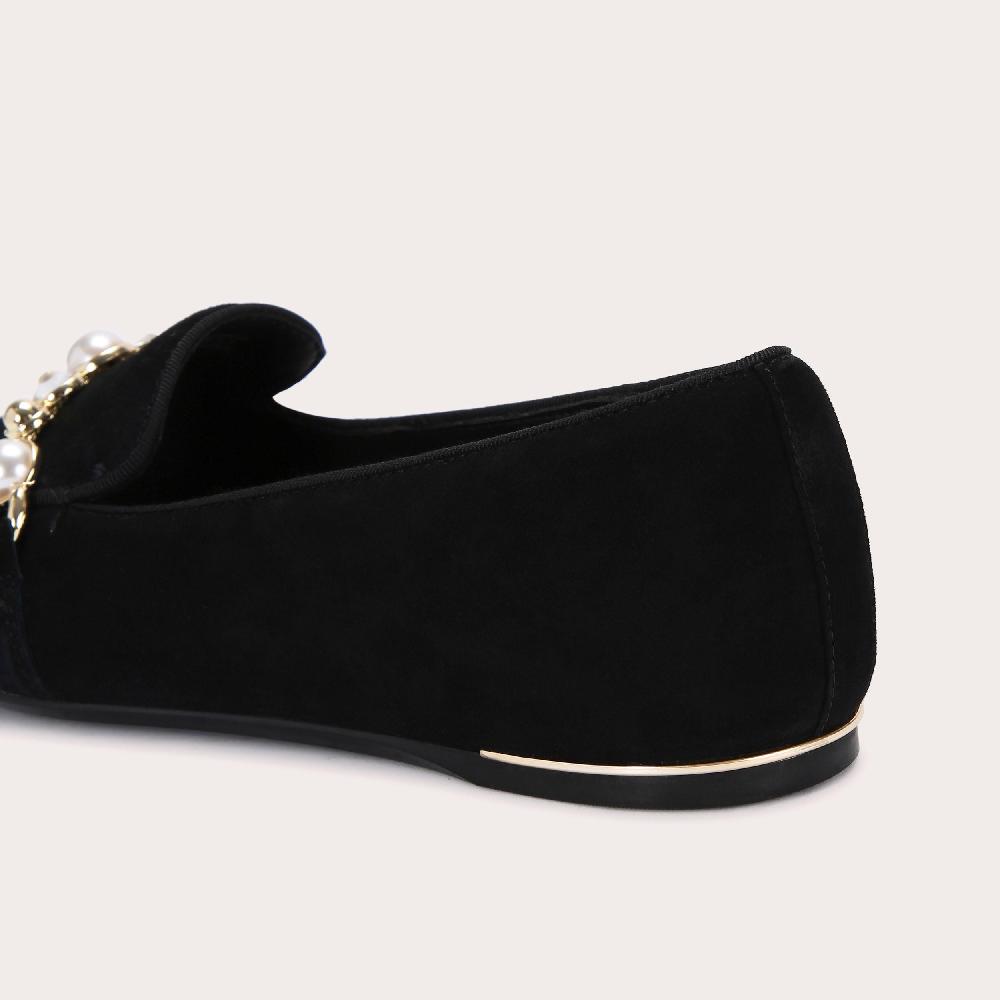 Carvela PRECIOUS LOAFER Black Suede Leather Loafer By CARVELA