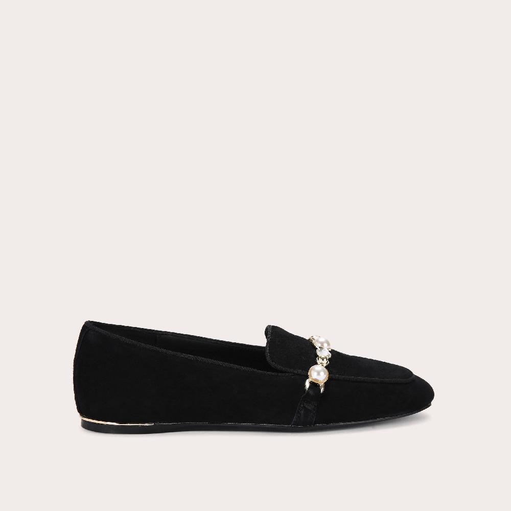 carvela PRECIOUS LOAFER Black Suede Leather Loafer by CARVELA