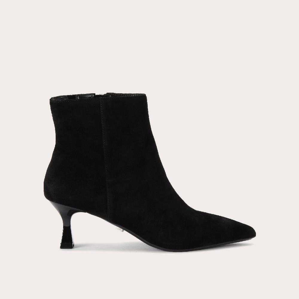 carvela PURPOSE ANKLE Black Suede Ankle Boot by CARVELA