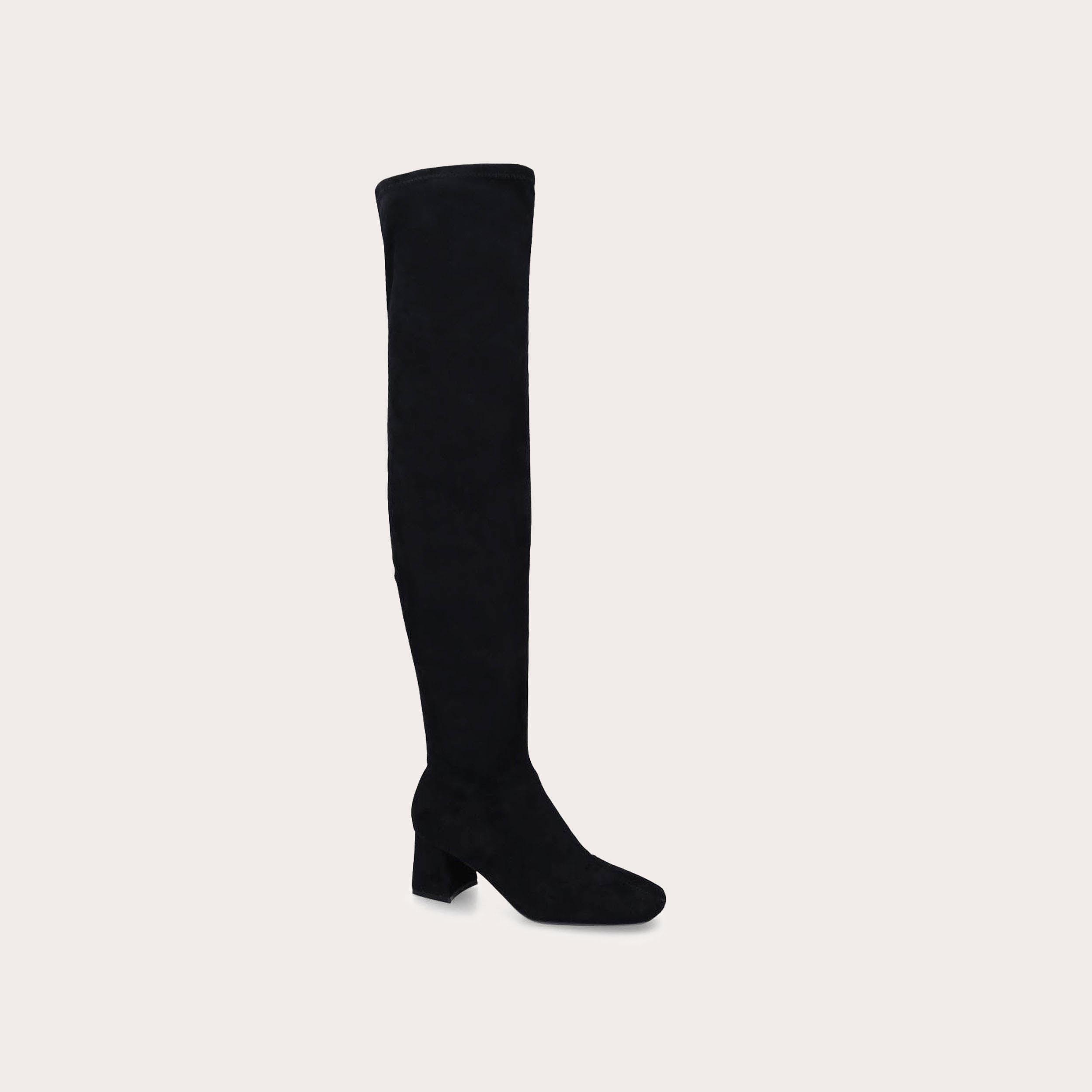 Carvela QUANT OTK Black Suedette Over The Knee Boot By CARVELA
