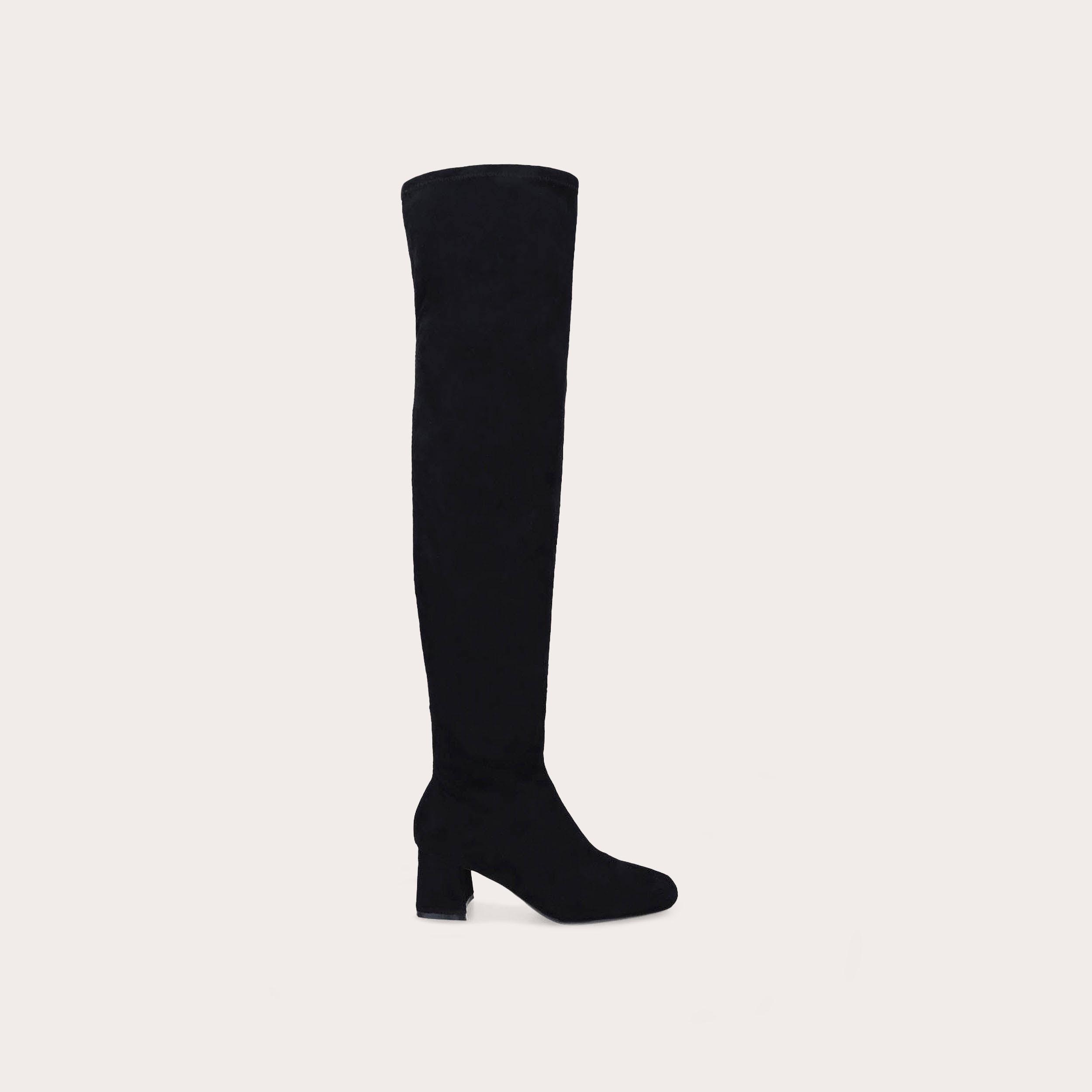 carvela QUANT OTK Black Suedette Over The Knee Boot by CARVELA