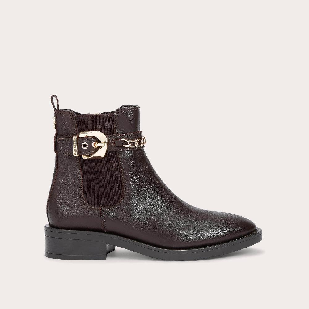 carvela RIDER ANKLE Brown Buckle Leather Ankle Boot by CARVELA