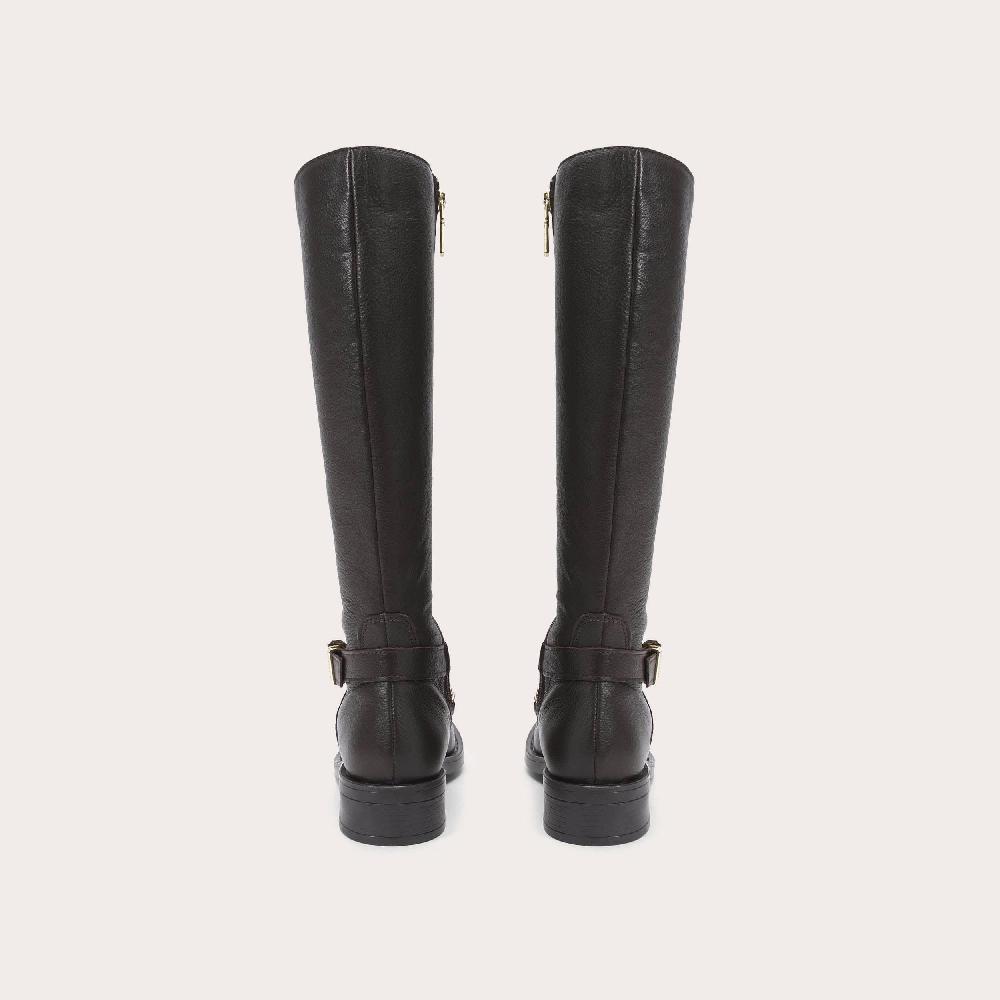 Carvela RIDER HIGH Brown Leather High Leg Ankle Boot By CARVELA