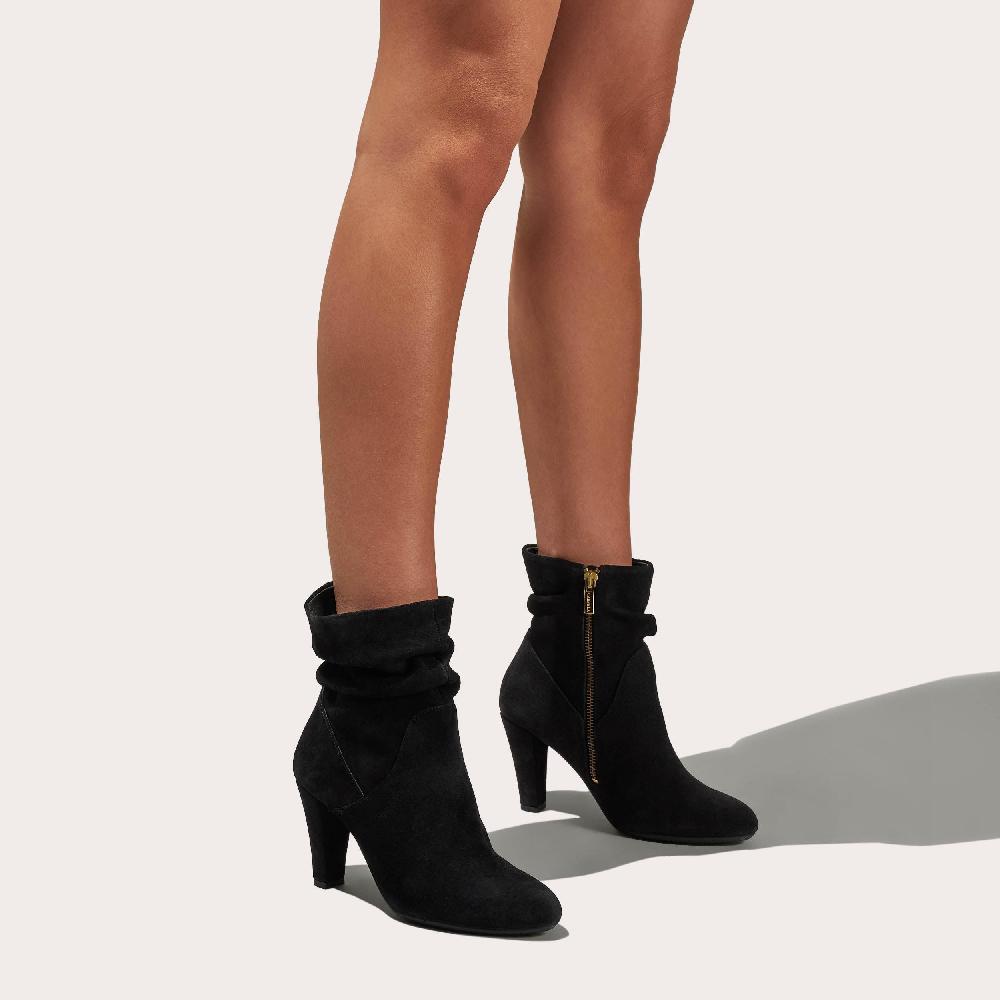 Carvela RITA Black Suede Ankle Boots By CARVELA COMFORT