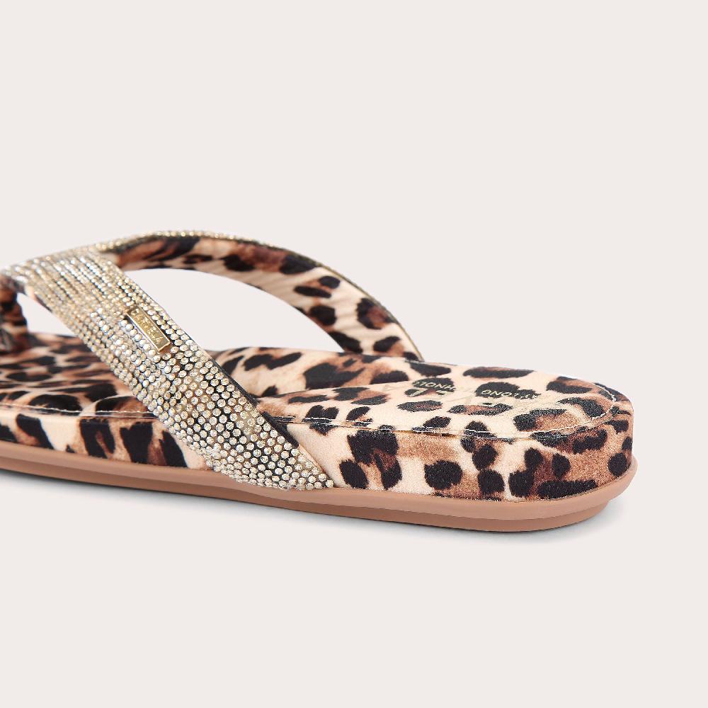 Carvela RIVIERA JEWEL Leopard Print Sandals By CARVELA