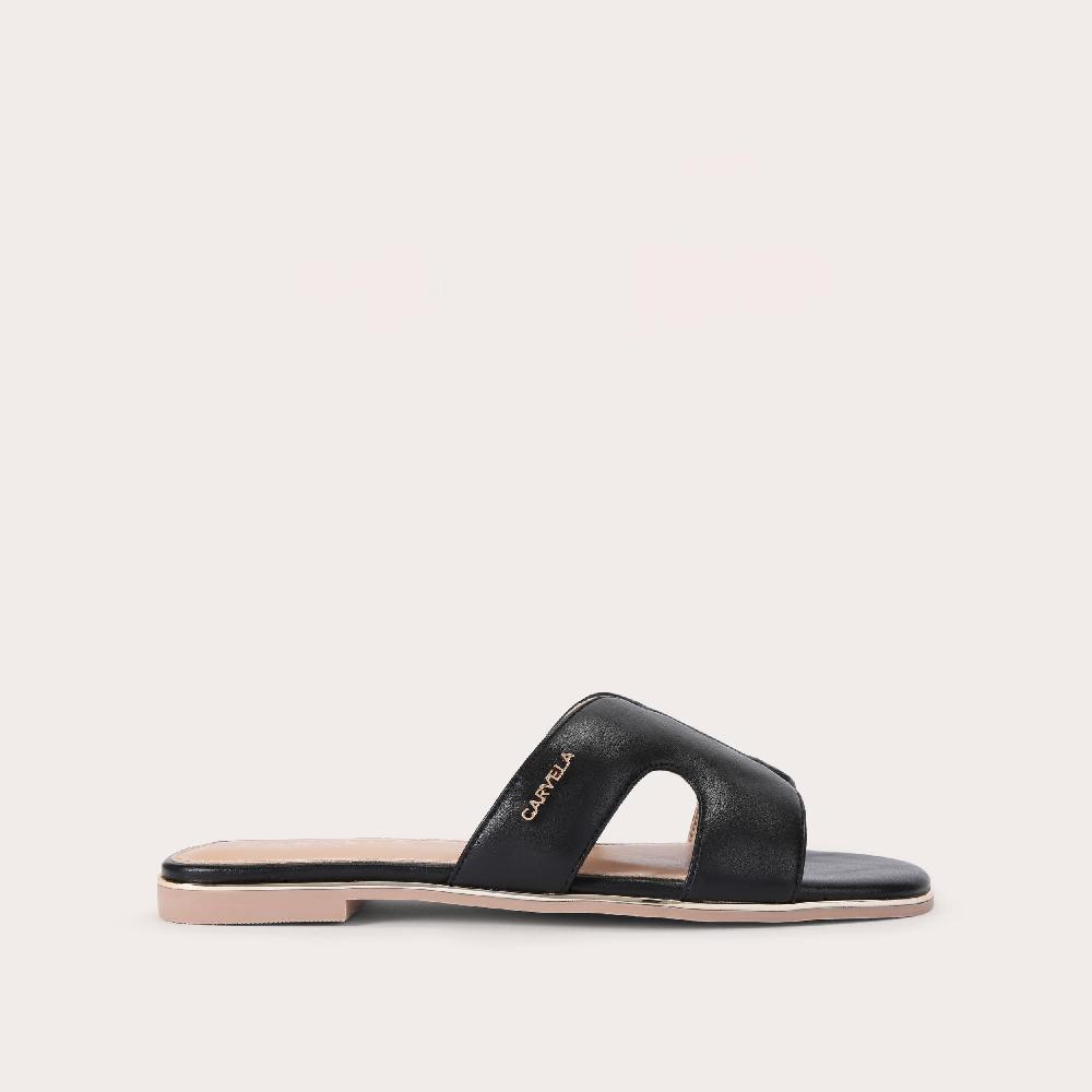carvela RIVO Black Cut Out Slip On Sandal by CARVELA