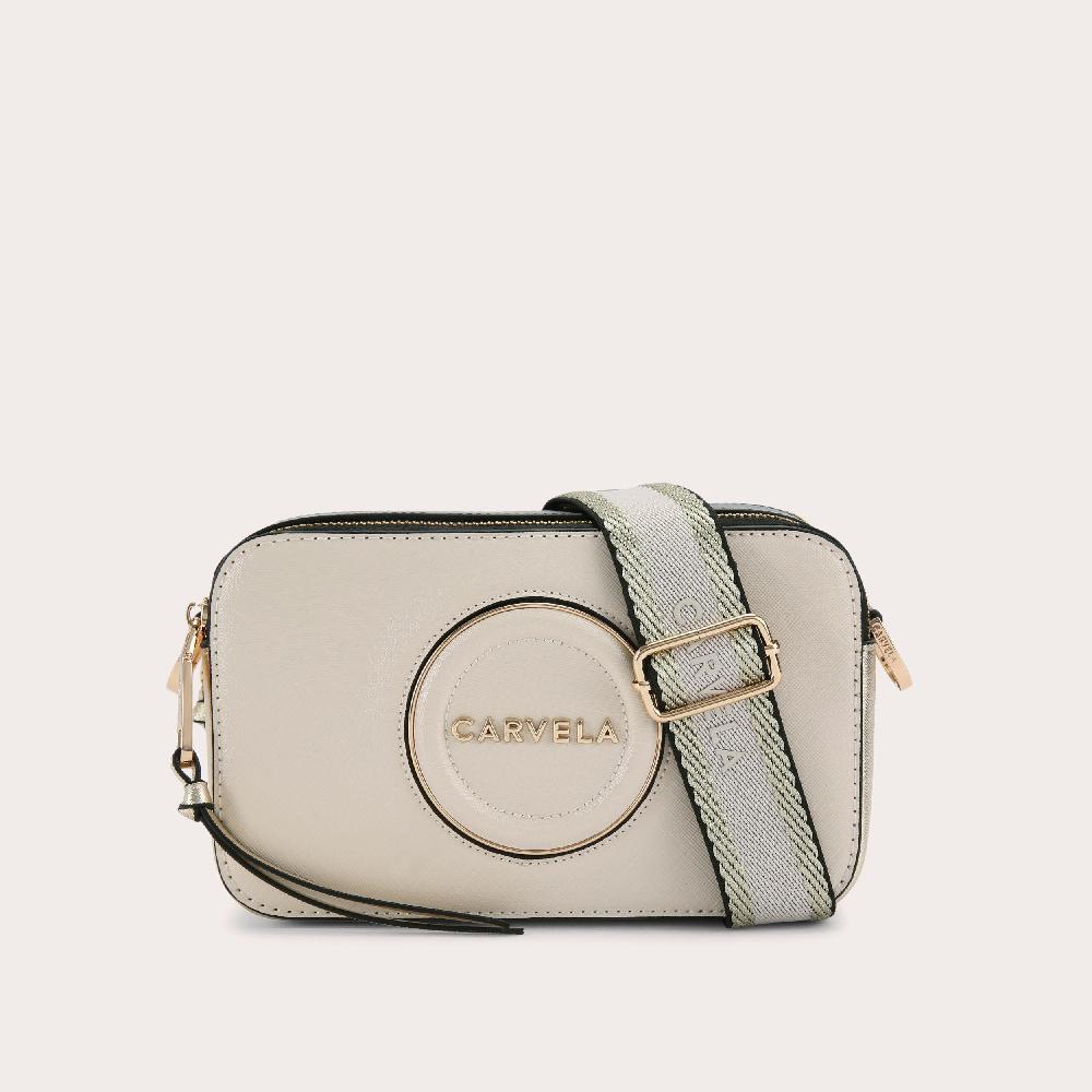 carvela ROMA CIRCLE CAMERA Bone Circle Camera Bag by CARVELA