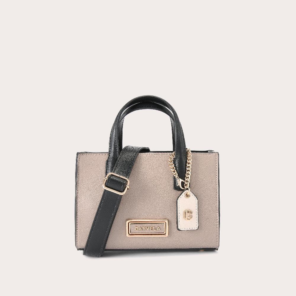 carvela ROMA CROSSBODY Taupe Cross Body Bag by CARVELA