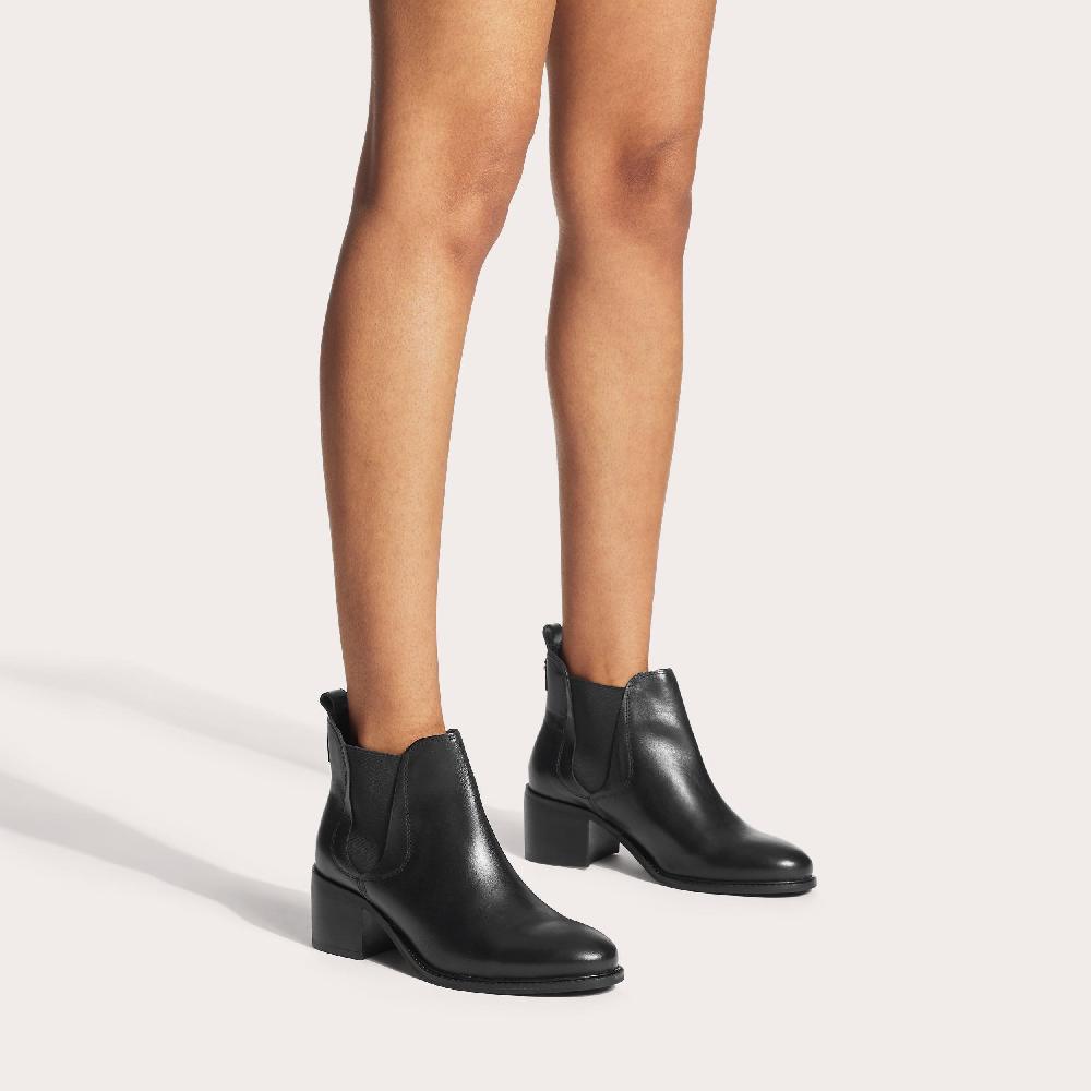 Carvela RONALD 2 Black Leather Ankle Boot By CARVELA COMFORT