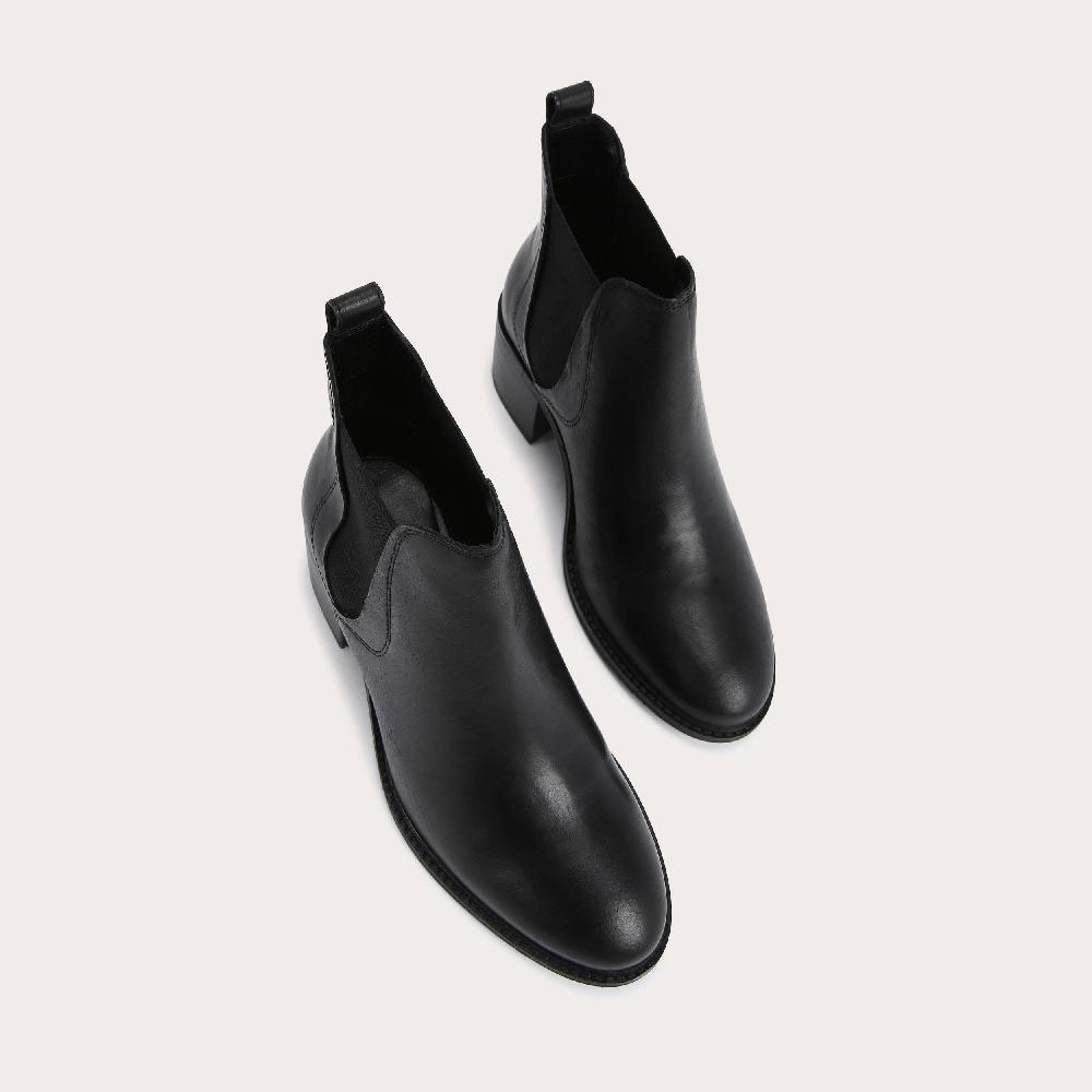Carvela RONALD 2 Black Leather Ankle Boot By CARVELA COMFORT
