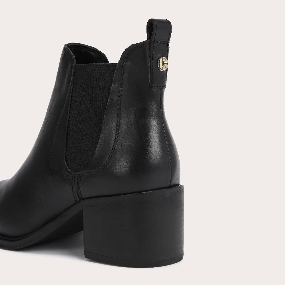 Carvela RONALD 2 Black Leather Ankle Boot By CARVELA COMFORT