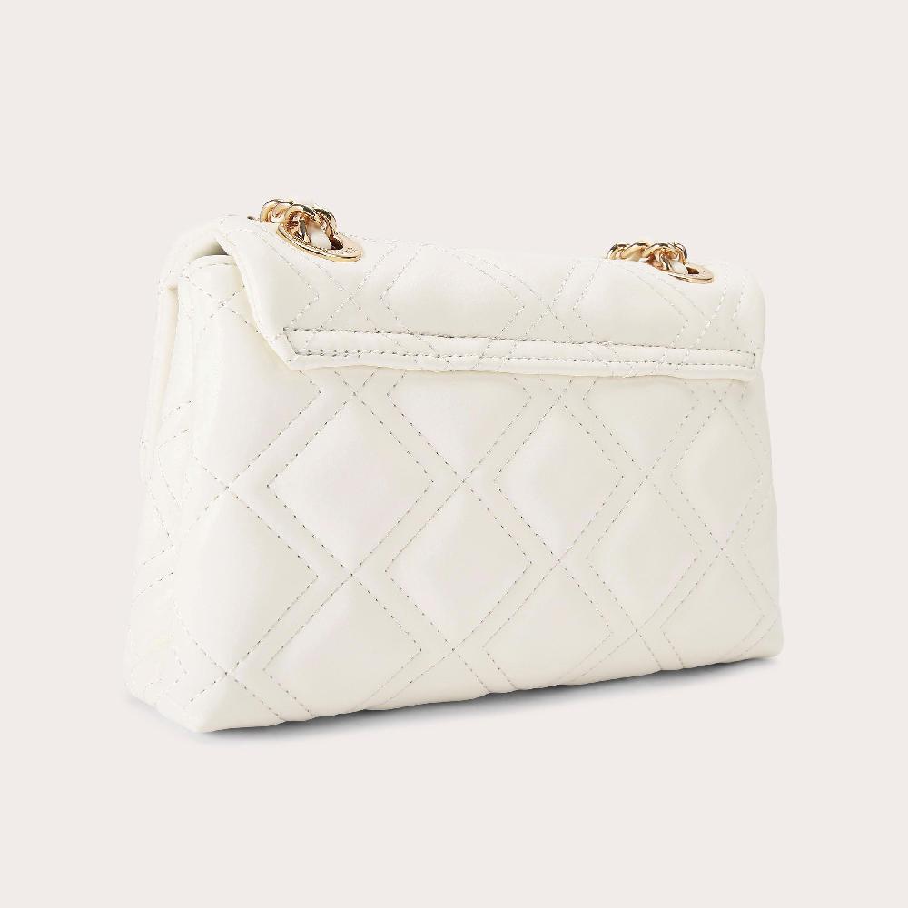 Carvela ROSA CHAIN SHOULDER Bone Synthetic Shoulder Bag By CARVELA