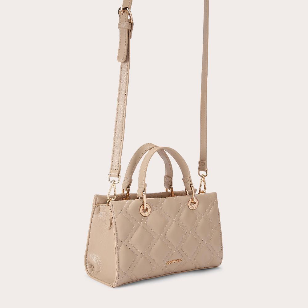 Carvela ROSA EAST-WEST Taupe Cross Body Bag By CARVELA
