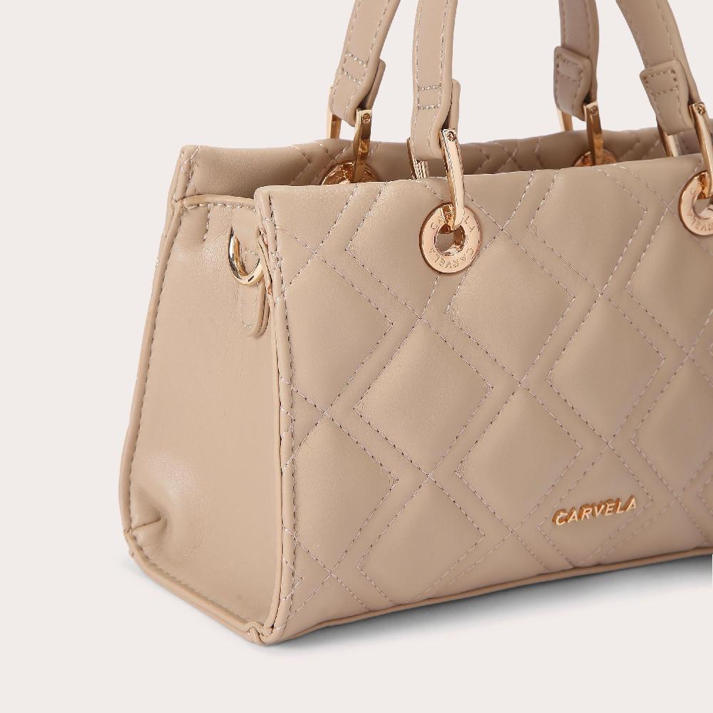 Carvela ROSA EAST-WEST Taupe Cross Body Bag By CARVELA