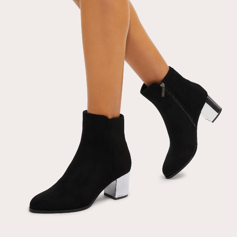 Carvela ROYALE ANKLE Black Microsuede Ankle Boot By CARVELA