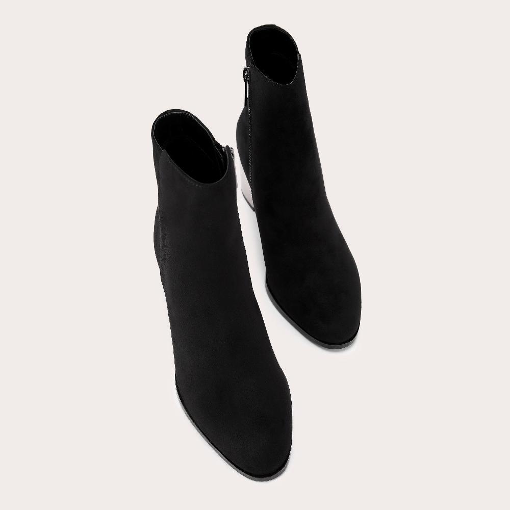 Carvela ROYALE ANKLE Black Microsuede Ankle Boot By CARVELA