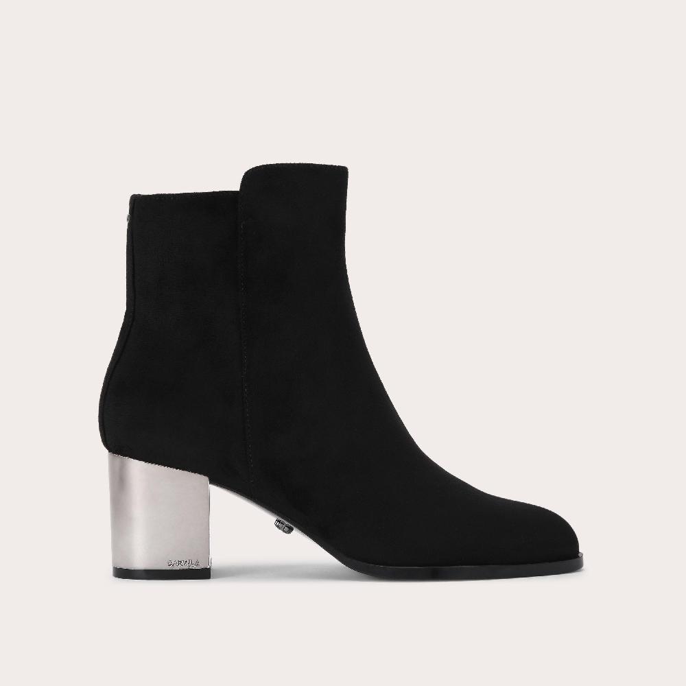 carvela ROYALE ANKLE Black Microsuede Ankle Boot by CARVELA
