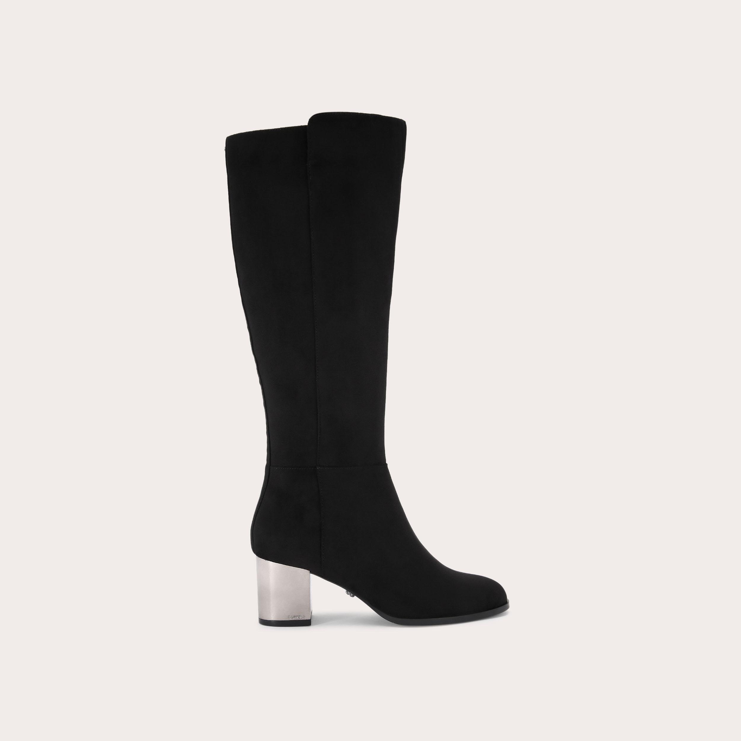 carvela ROYALE HIGH Black Microsuede Boots by CARVELA