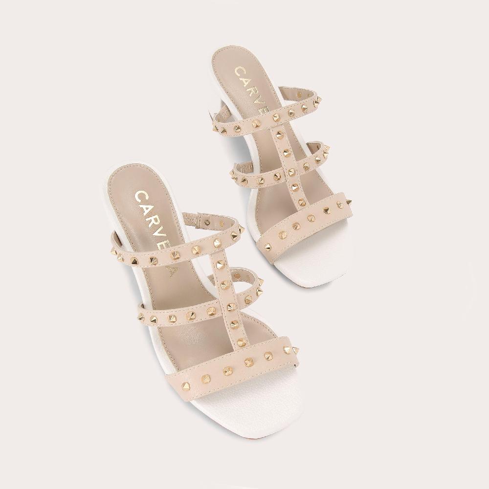 Carvela SAMBA MULE Bone Studded Mule Heel By CARVELA