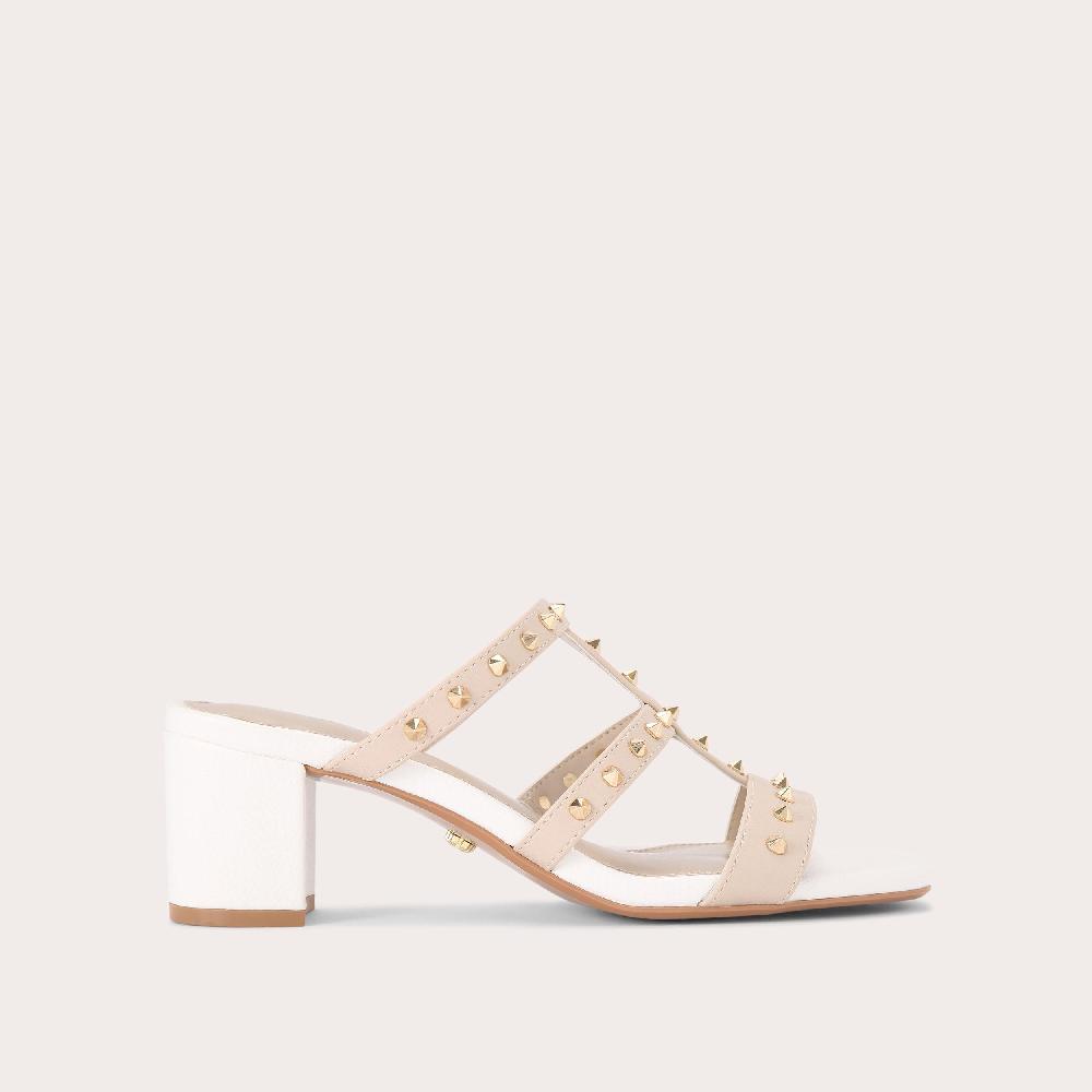 carvela SAMBA MULE Bone Studded Mule Heel by CARVELA