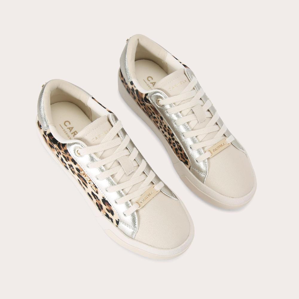 Carvela SANTIANA SNEAKER Leopard Print Trainers By CARVELA