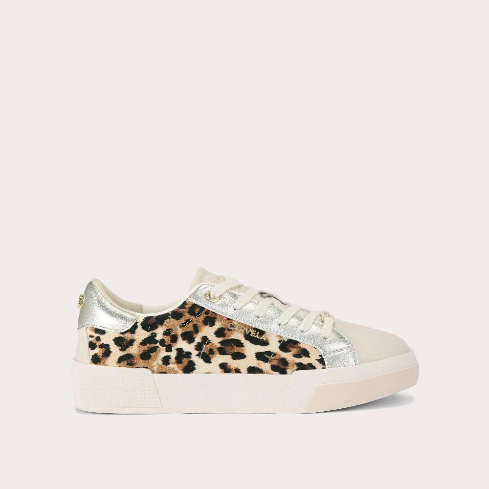 carvela SANTIANA SNEAKER Leopard Print Trainers by CARVELA