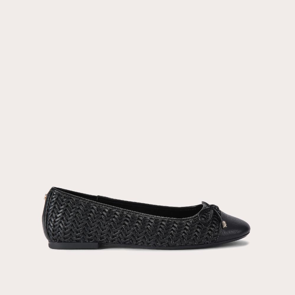 carvela SARDINIA BALLET Black Woven Ballet Flats by CARVELA