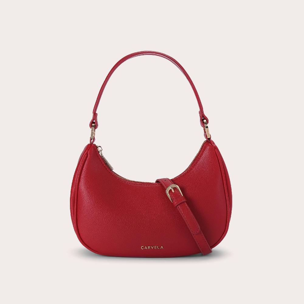 carvela SCOOP SHOULDER BAG Red Shoulder Bag by CARVELA