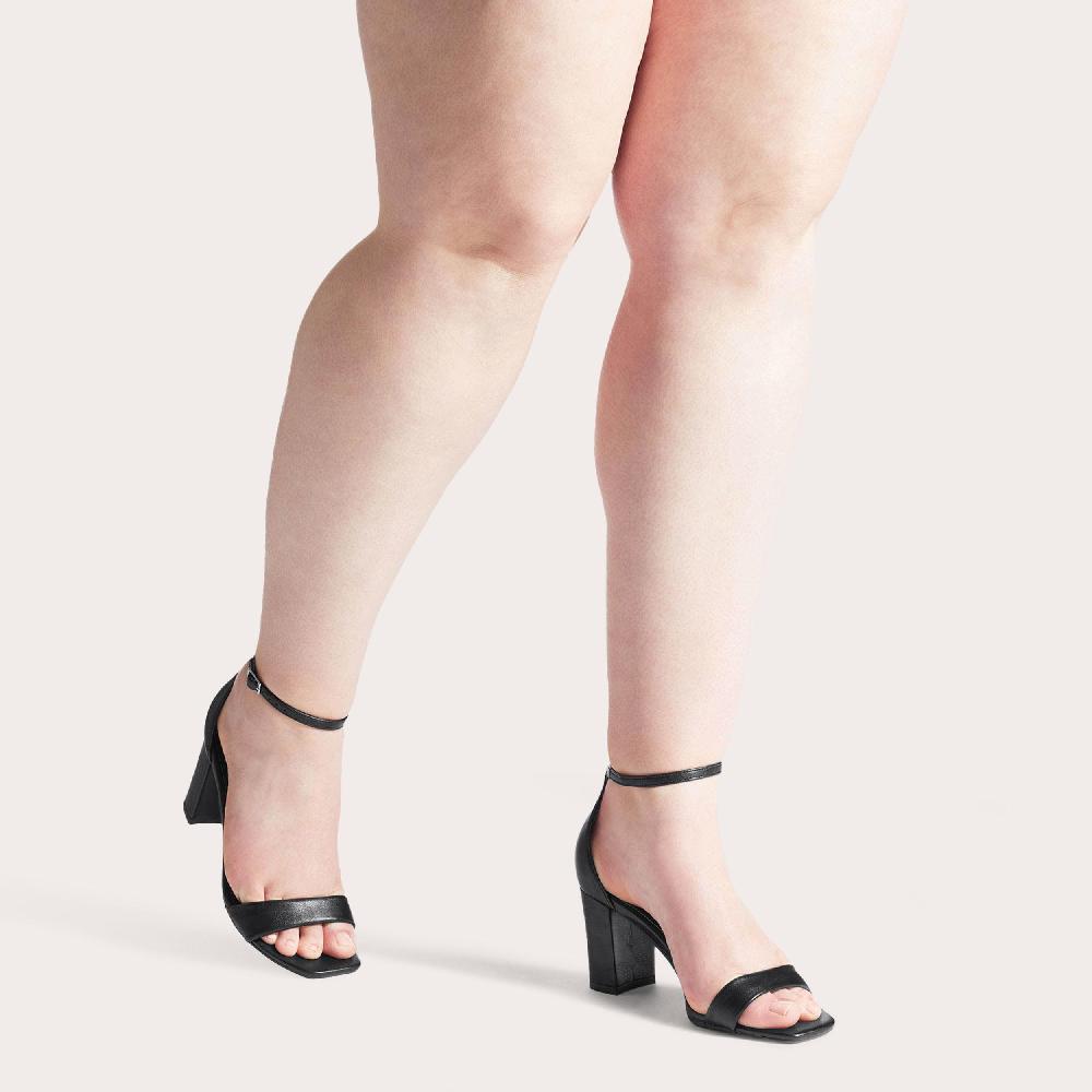 Carvela SECOND SKIN SANDAL Black Block Heel Sandals By CARVELA