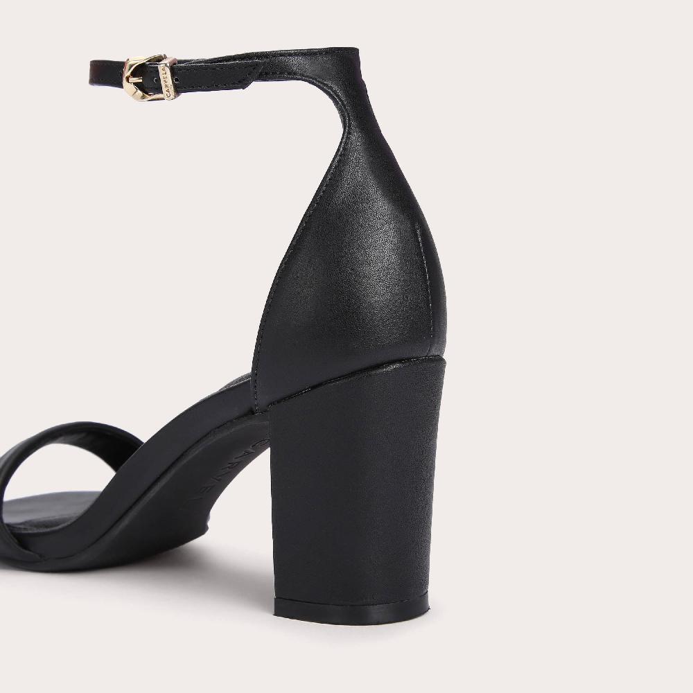 Carvela SECOND SKIN SANDAL Black Block Heel Sandals By CARVELA