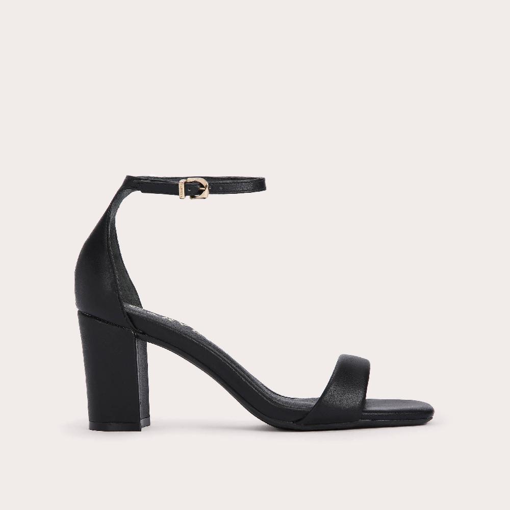 carvela SECOND SKIN SANDAL Black Block Heel Sandals by CARVELA