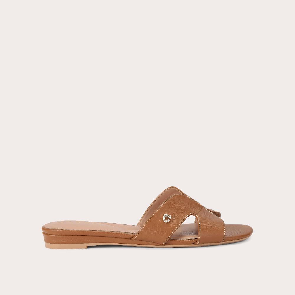 carvela SEVILLE Tan Leather Slip On Sandals by CARVELA