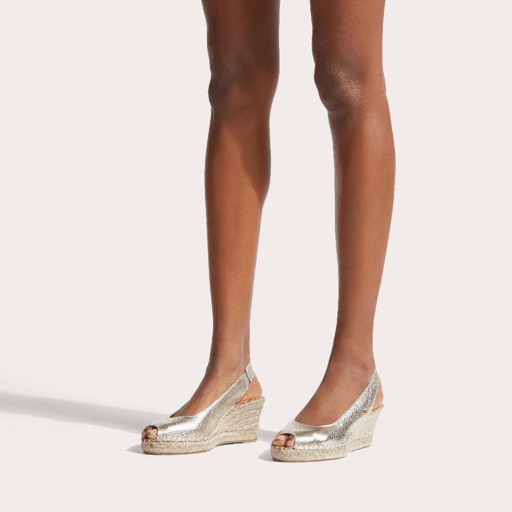 Carvela SHARON 2 Gold Wedge Heels By CARVELA COMFORT