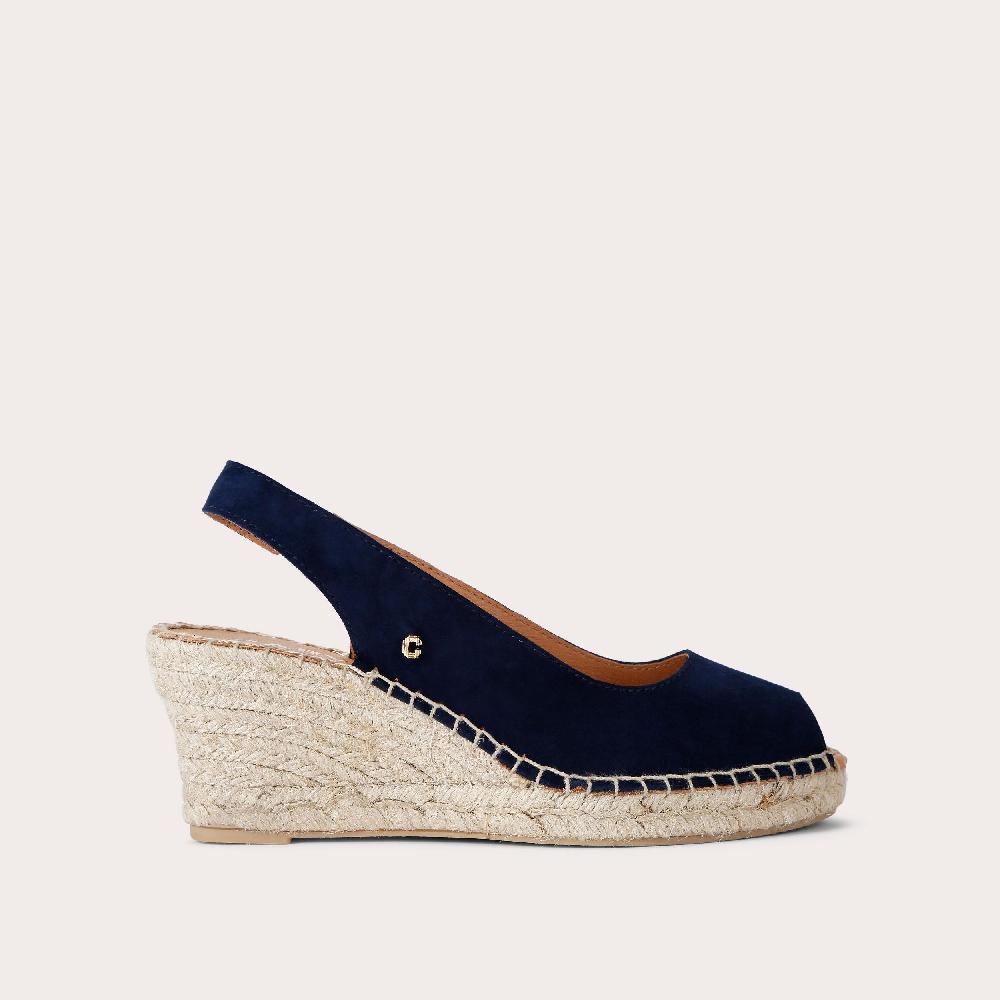 carvela SHARON 2 Navy Suede Wedge Heels by CARVELA COMFORT
