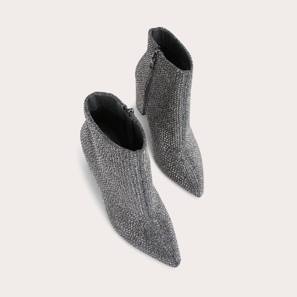 Carvela SHONE ANKLE BOOT Crystal Block Heel Ankle Boot By CARVELA